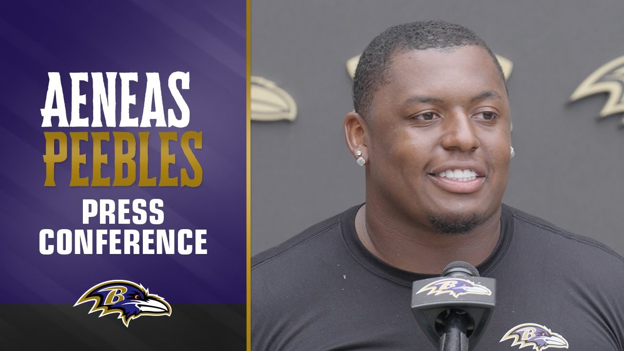 Aeneas Peebles on His Improvements in Training Camp | Baltimore Ravens