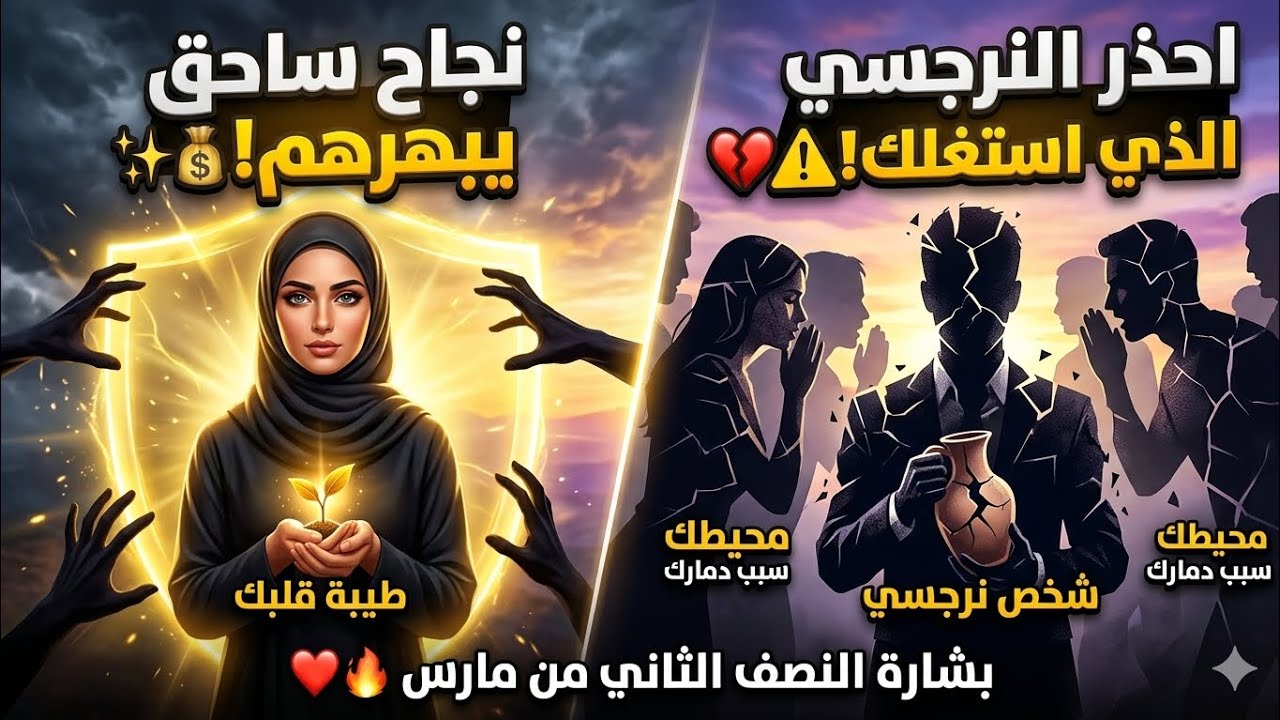 برج الدلو ❤️ توقعات النصف الثاني من مارس 2026🔥 احذر هذا الشخص النرجسي.. استغل طيبة قلبك 💖 احذر الحسد