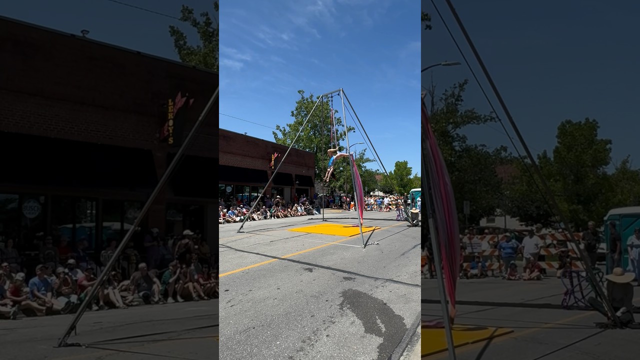 Amazing Upside Down Aerial Act to &ldquo;The Real Slim Shady&rdquo; | Voler Aerial Artistry