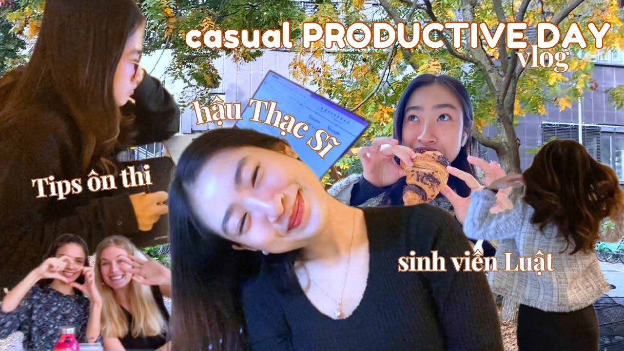 du học Pháp | Một ngày đi học hậu Thạc sĩ của sinh viên Luật 📚| a PRODUCTIVE day in my life