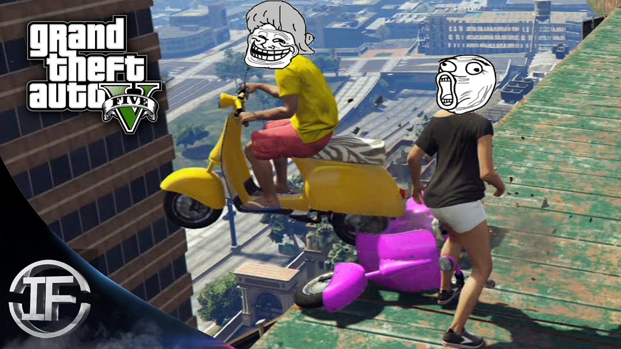 GTA V Online - LA CARRERA MÁS TROLL DE GTA!! XD - Funny Moments GTA 5