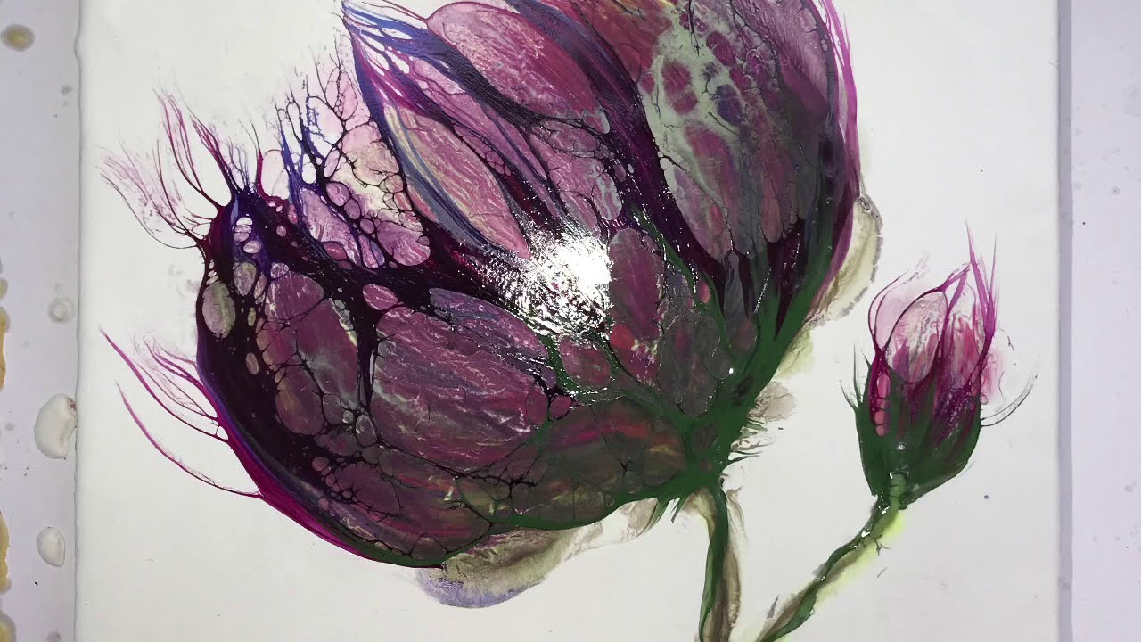 Painting Encaustic Shellac Flowers With Nuria Winkelstroeter