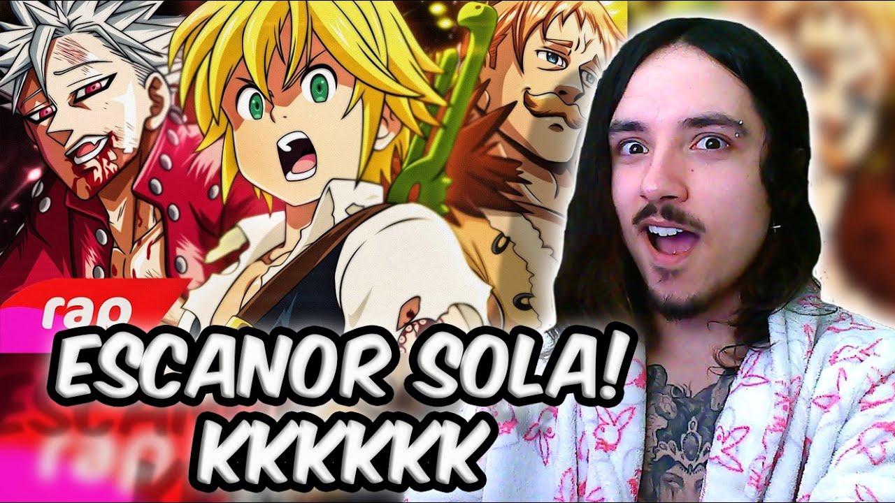 (O TRIO!) REAGINDO ao Rap do Meliodas, Ban e Escanor - O PECADO MAIS FORTE | NERD HITS | REACT