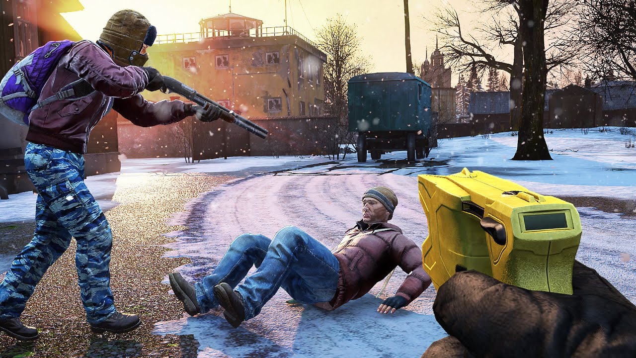 TROLLING Survivors With A Taser In DayZ! Deerisle.