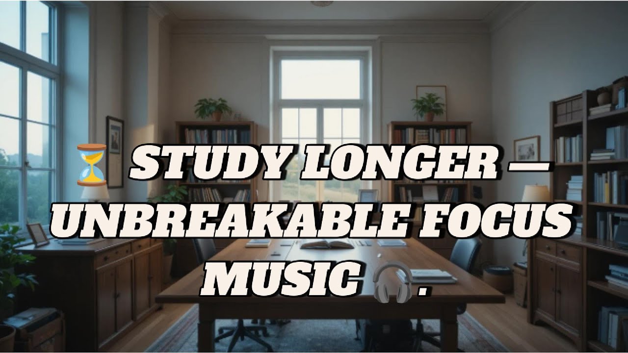 Long Focus Music for Extended Study
