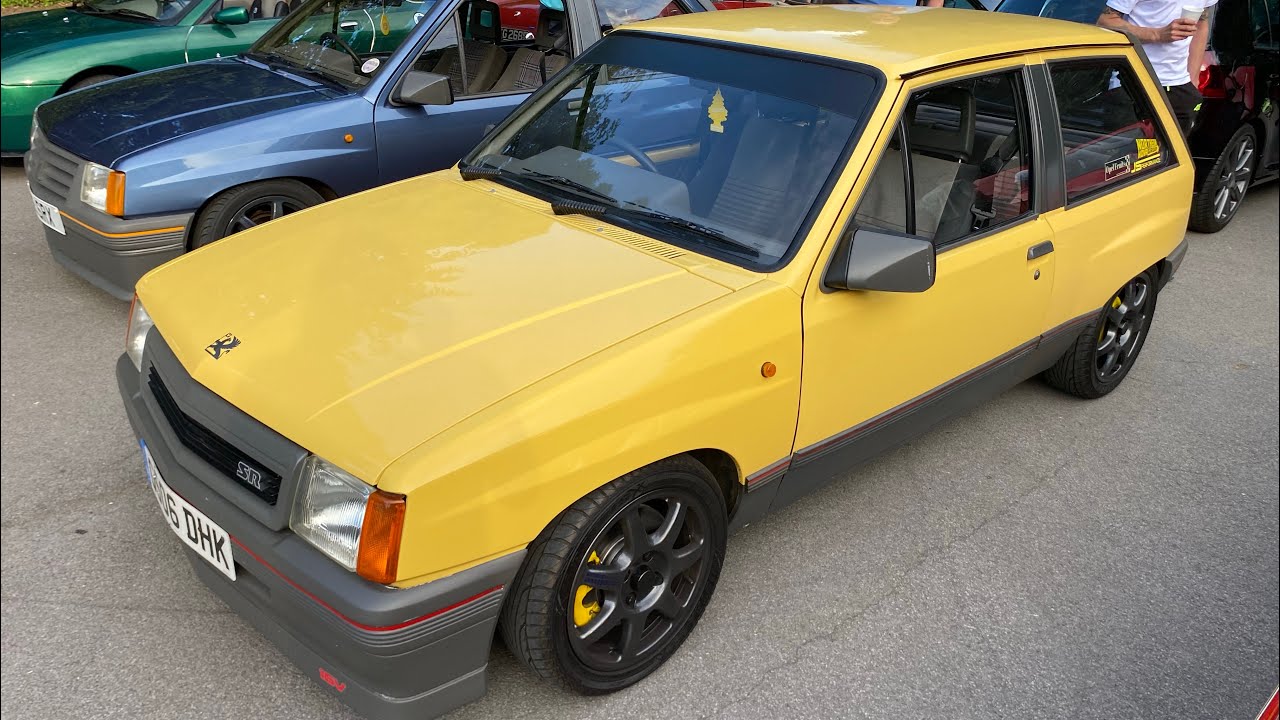 1990 Vauxhall Nova 1.4 SR (G506 DHK) Humber Bridge Classic Car Night 16/06/23.