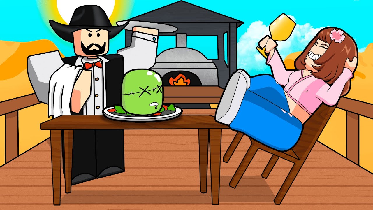 Hice un RESTAURANTE en RIELES MUERTOS 👨‍🍳 (ROBLOX)