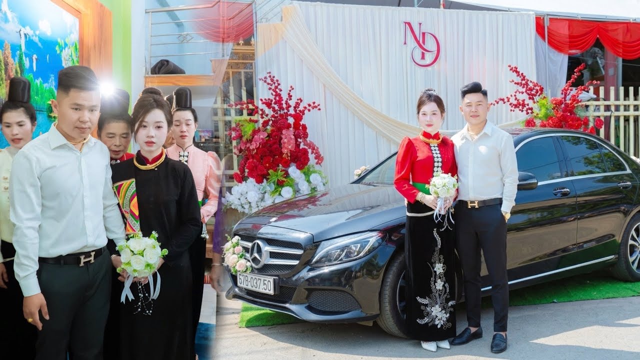 TOÀN CẢNH ĐÁM CƯỚI DÂN TỘC THÁI TÂY BẮC “ THU NGỌC & VĂN ĐÔNG “ TẠI BẢN LỤA XÃ THUẬN CHÂU 