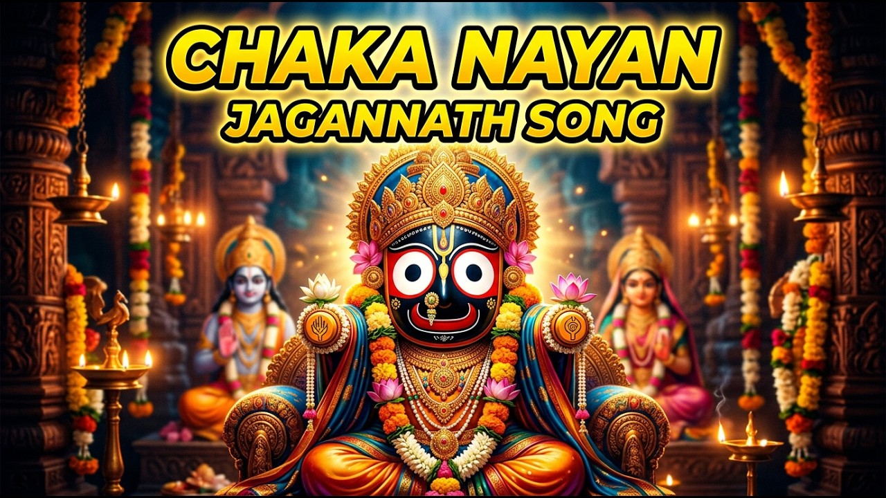 Chaka Nayan Mo Prabhu Jagannath 🙏 | Odissi Bhajan | Jai Jagannath Song