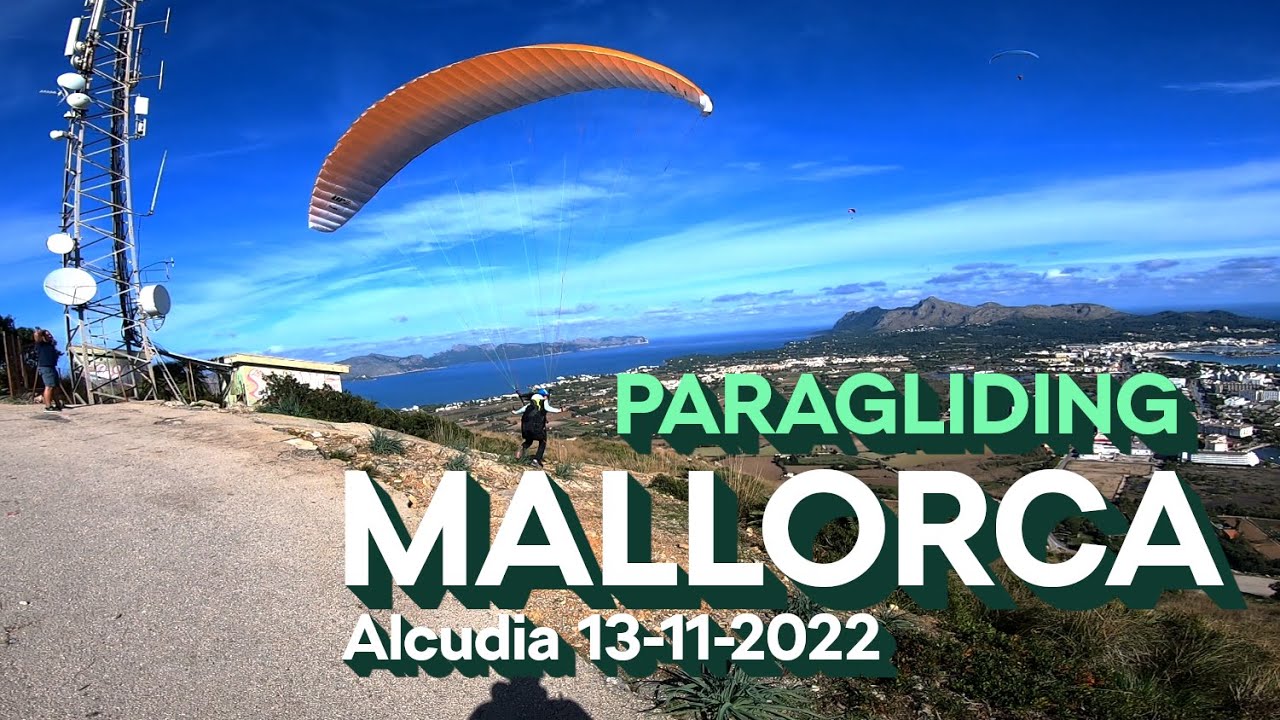 Paragliding Mallorca, Alcudia 13-11-2022