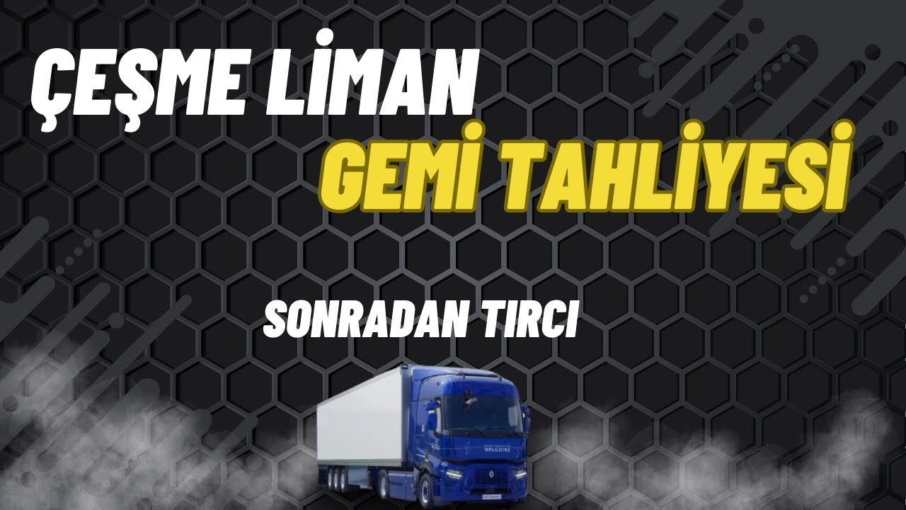 ÇEŞME LİMANDAN GEMİ TAHLİYESİ | ULUSOY PARK