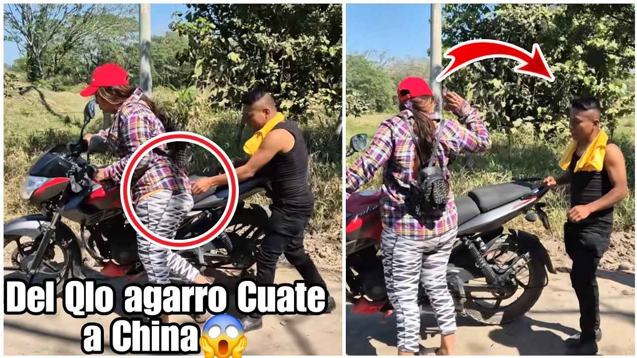 Fuerte bronc4 en plena calle|El Cuate le toco el Qlo a China ella le peg0 tremendo vrg4zo😡