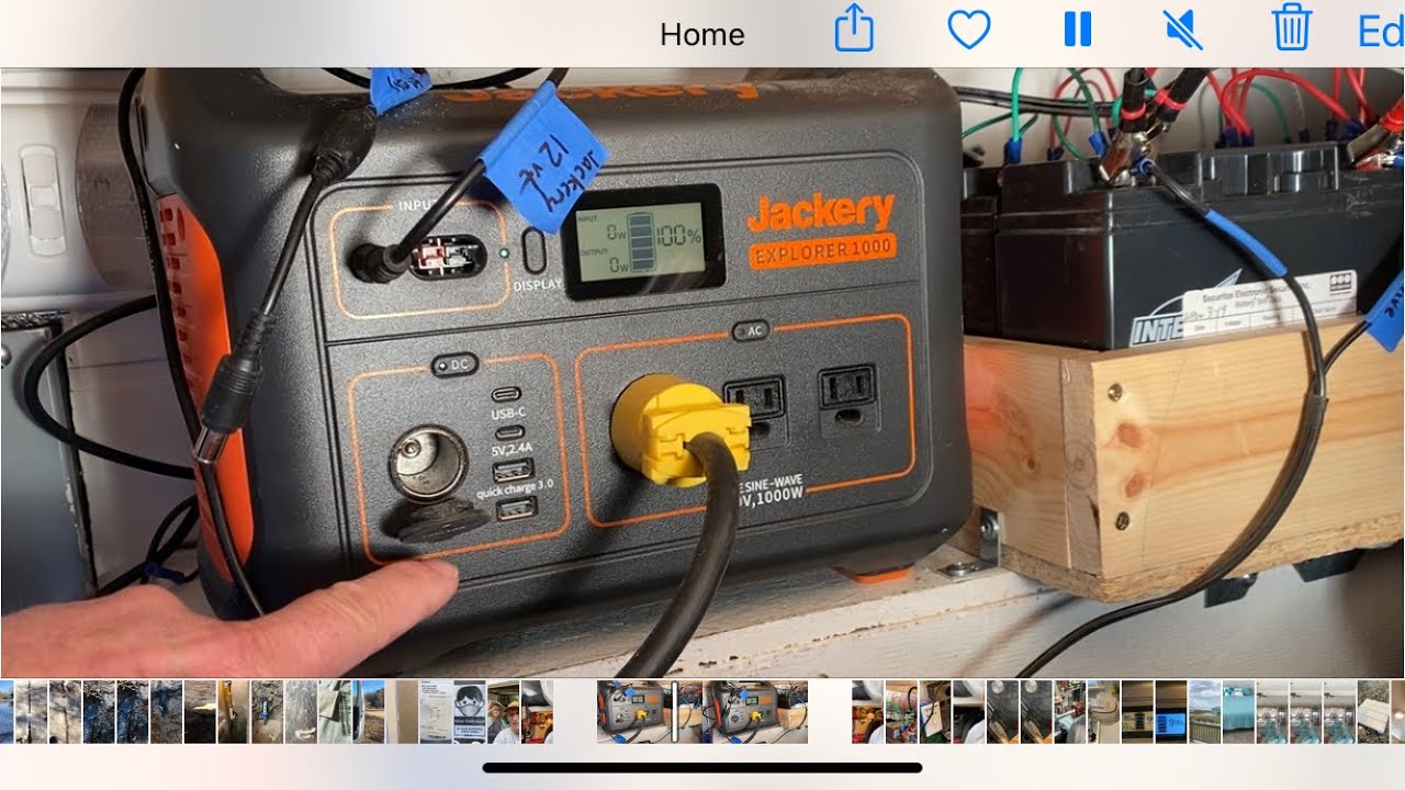 Jackery 1000 for our Promaster van power.