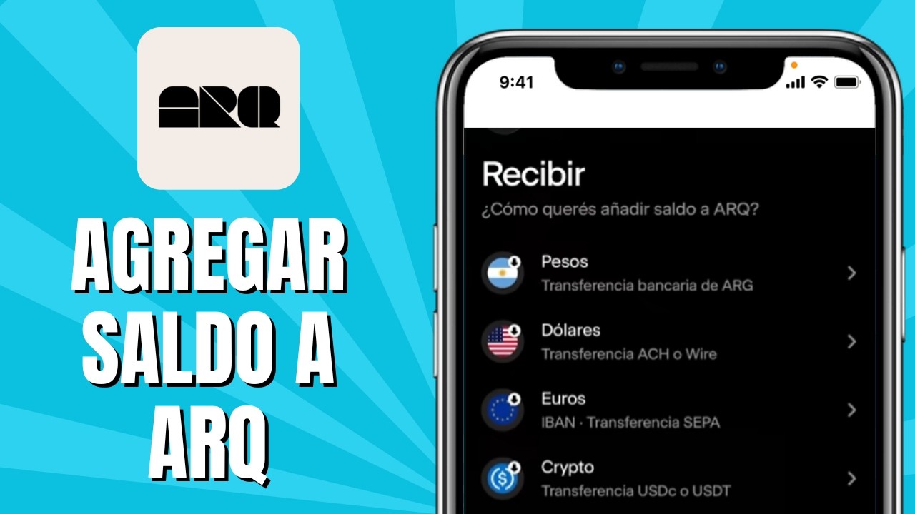 C&oacute;mo AGREGAR Saldo A ARQ