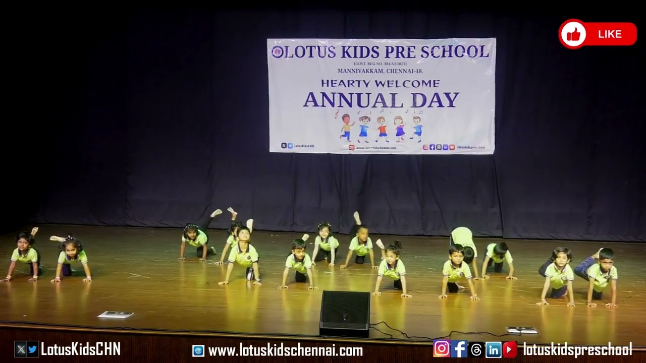 LOTUS KIDS PRE SCHOOL CHENNAI | ANNUAL DAY 2025–26 |KIDS GROUP YOGA PERFORMANCE & VENUS PRESENTATION