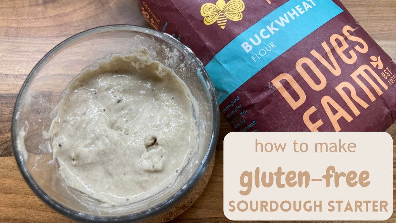 Making Gluten-Free Sourdough Starter in 3 Days (with Buckwheat flour) #sourdough #glutenfree