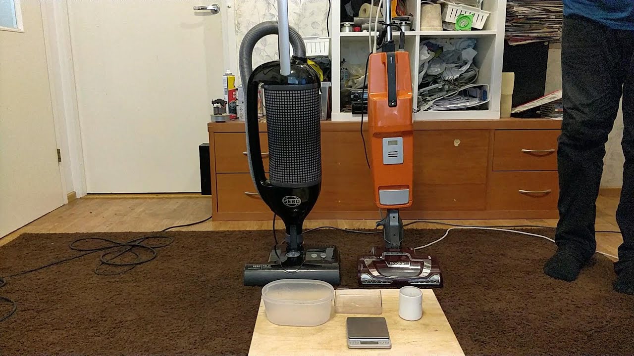 Sebo Felix vs AEG Vampyrette: Sand In The Carpet Test