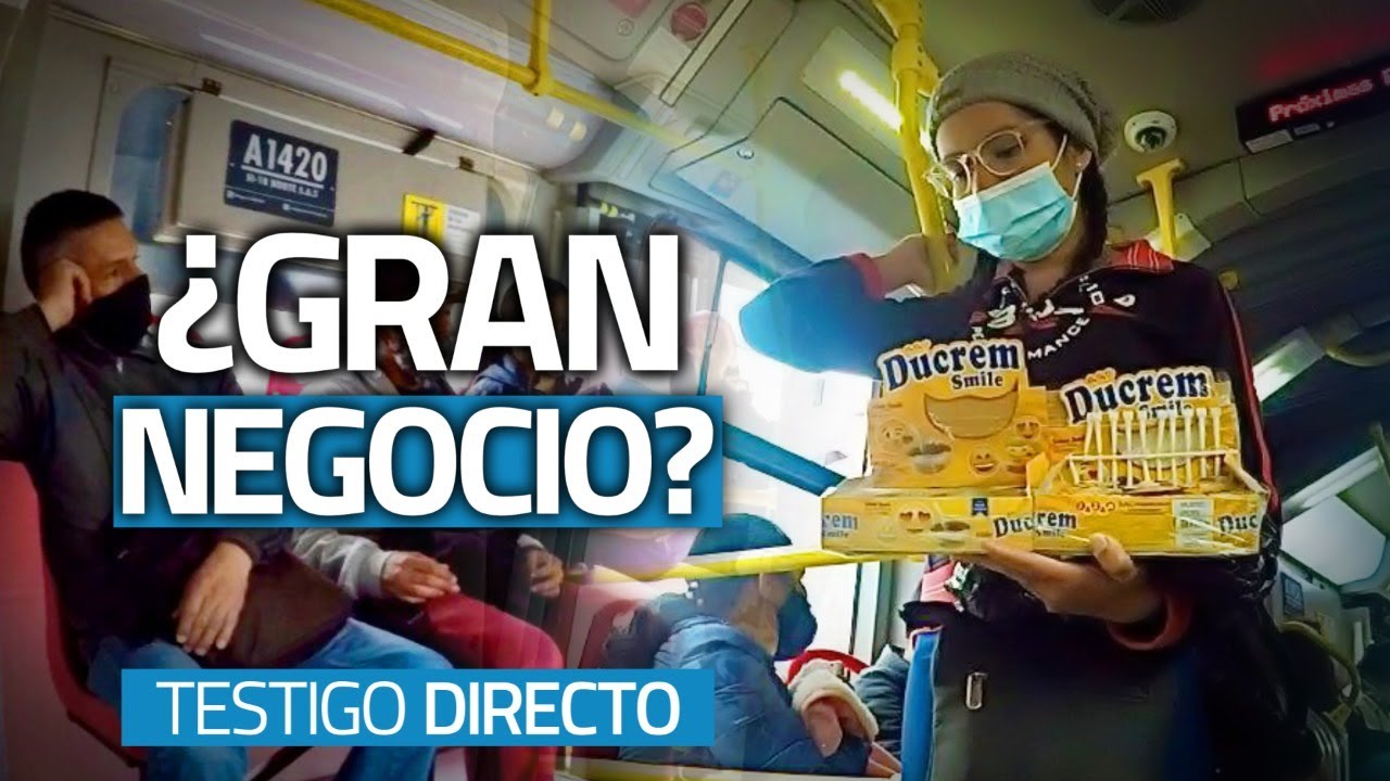 Vendedora en Transmilenio por un día ¿cuánto ganan? - Testigo Directo