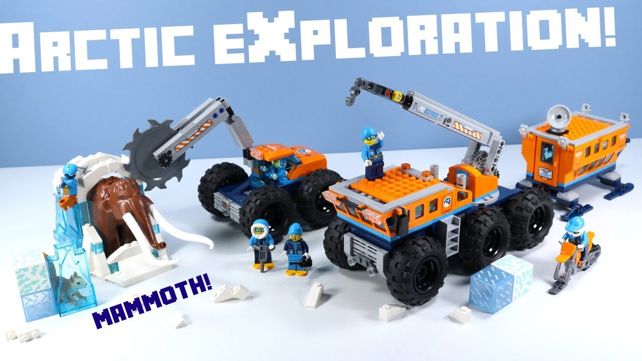 LEGO City Arctic Mobile Exploration Base with Mammoth Speed Build 2018