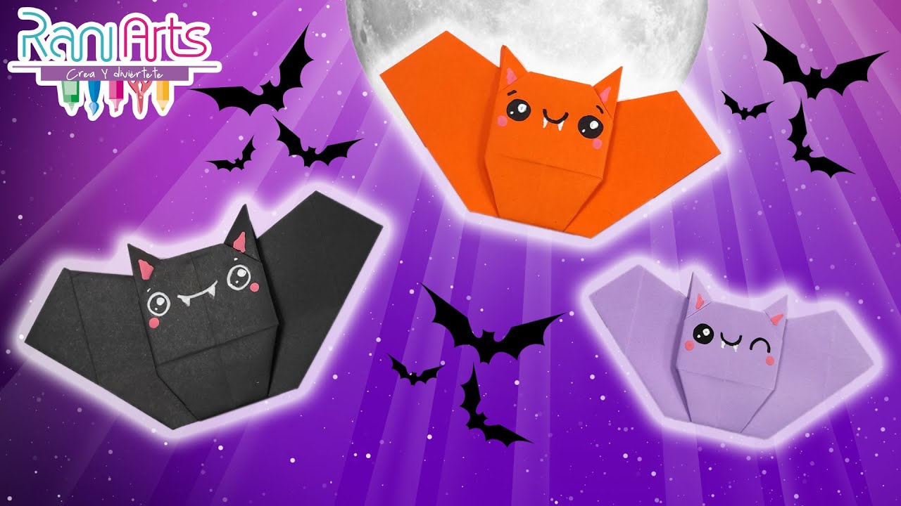 MURCIÉLAGO ORIGAMI - DIY - ORIGAMI BAT