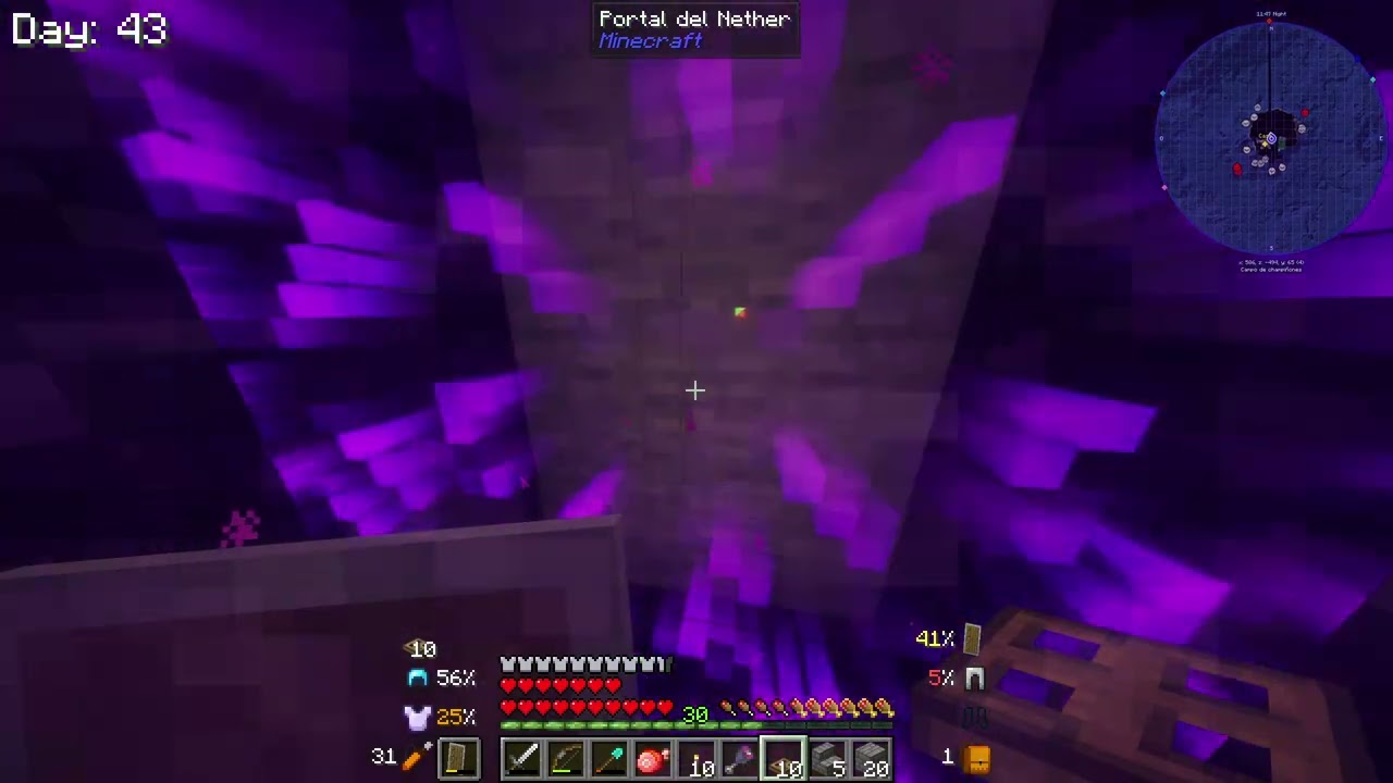 Minecraft solitario / Nuevos mods y vamos a un cementerio
