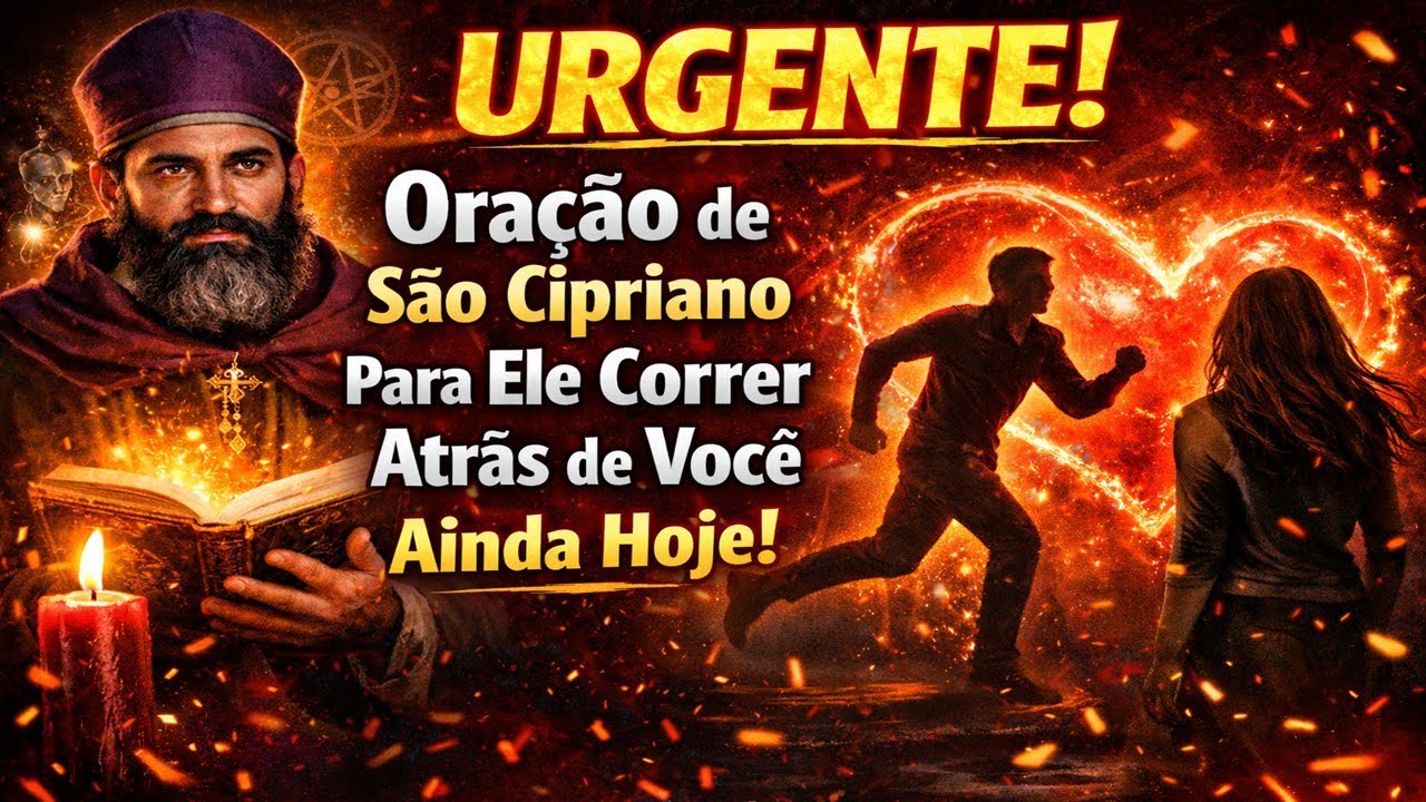URGENTE! Oração de São Cipriano Para Ele Correr Atrás de Você Ainda Hoje!