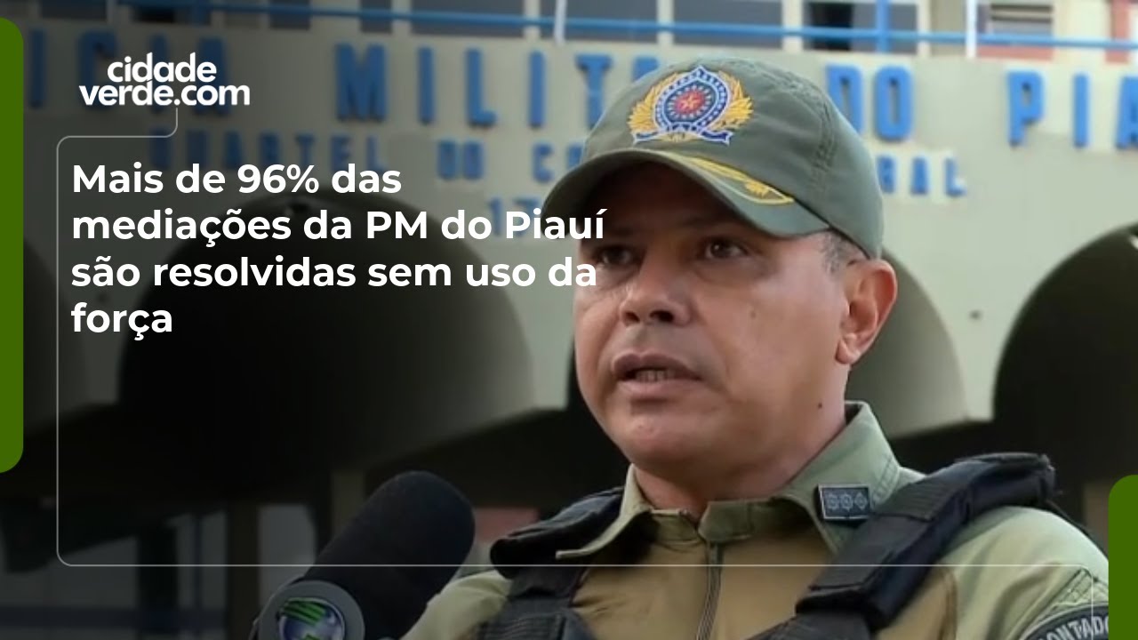 Mais de 96% das mediações da PM do Piauí são resolvidas sem uso da força