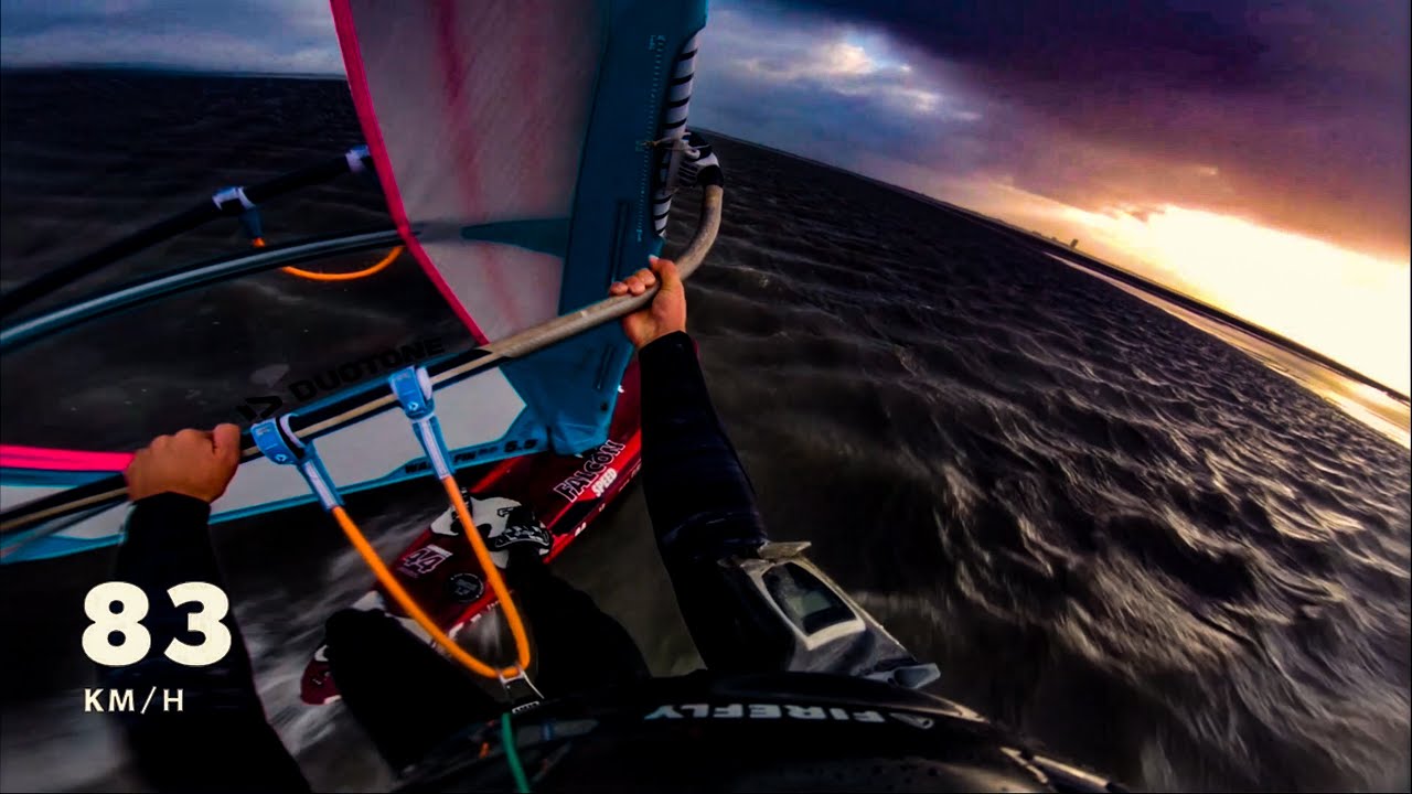 Speedsurfing Büsum | 86 km/h | 2021 WARP 5.5