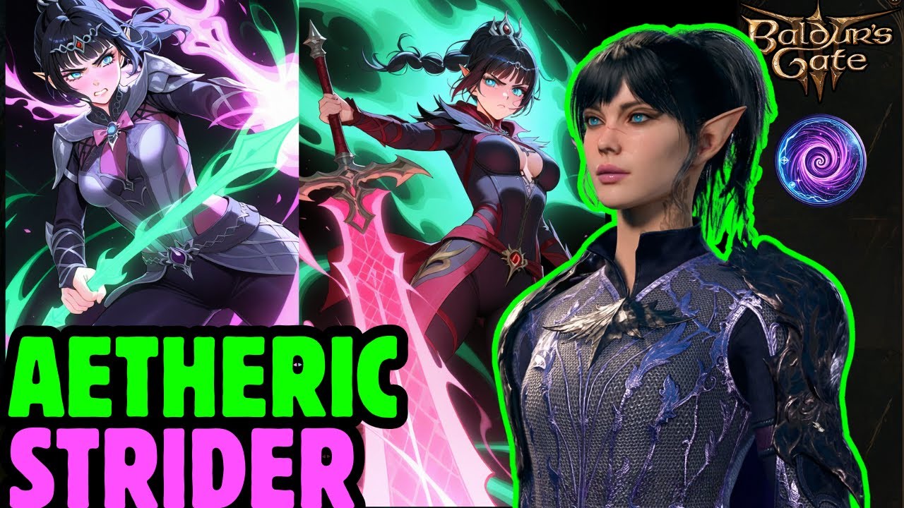 AETHERIC STRIDER Mind Weaver Mod Build - Baldur's Gate 3
