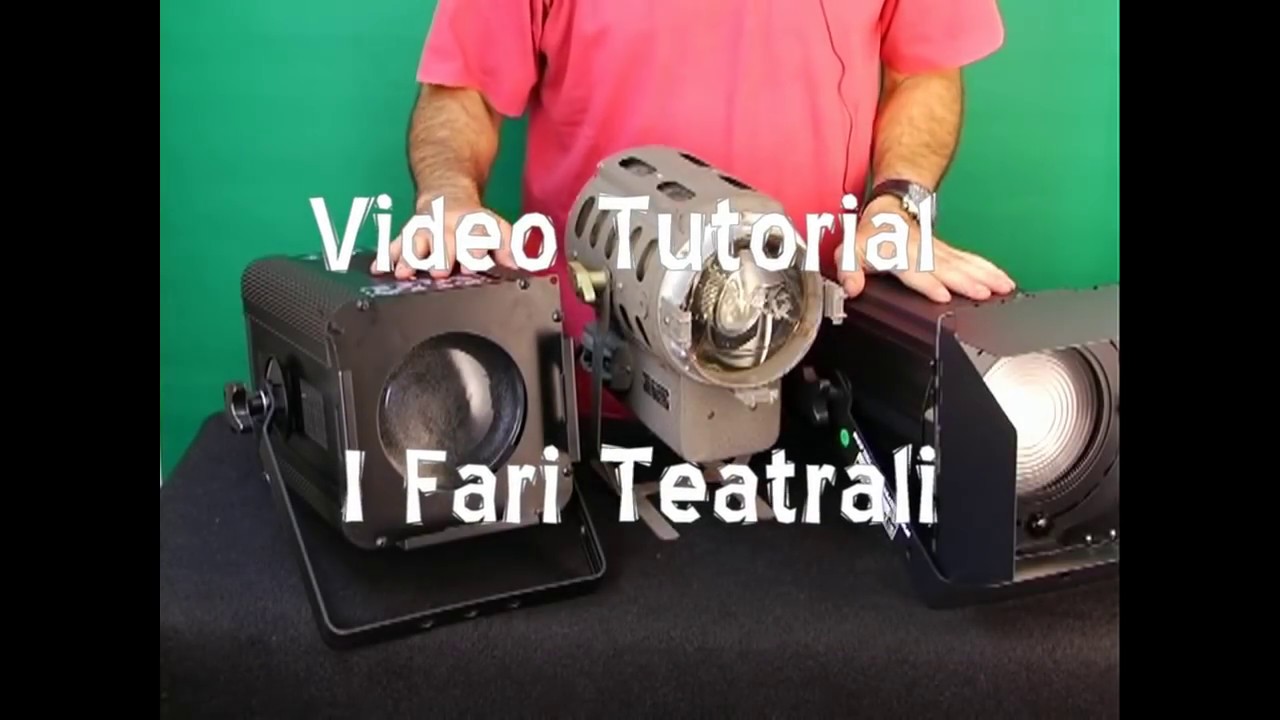 Video Tutorial Fari Teatrali a LED. Un video di parecchi anni fa