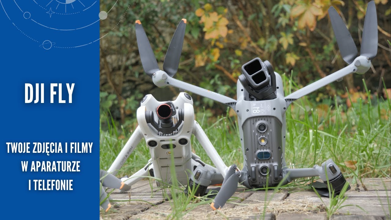 Jak pobrać zdjęcia i filmy z pamięci drona na DJI RC / DJI RC2 i telefon/tablet