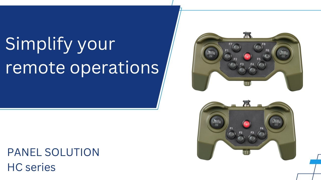 Rugged Hand Controller for remote operations | HC series | APEM