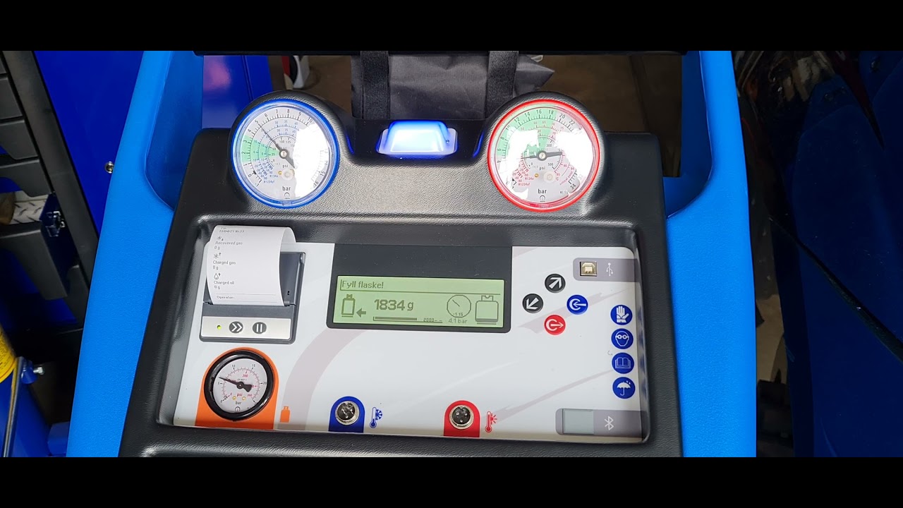 Oksys FAST 322 Filling With Gas
