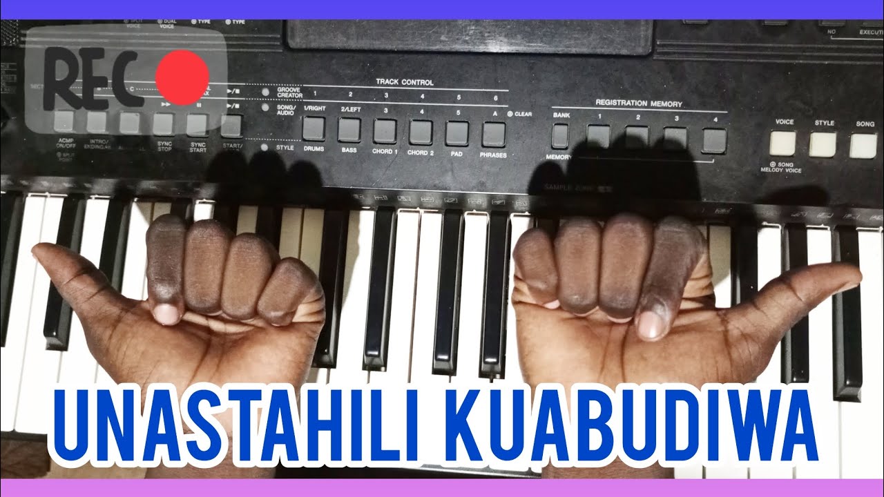 How to Play Unastahili Kuabudiwa on Piano on Keyboard