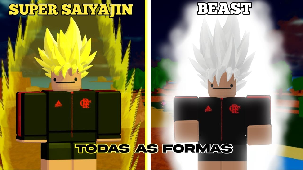 Todas as formas do DRAGON BALL RAGE!! | Roblox