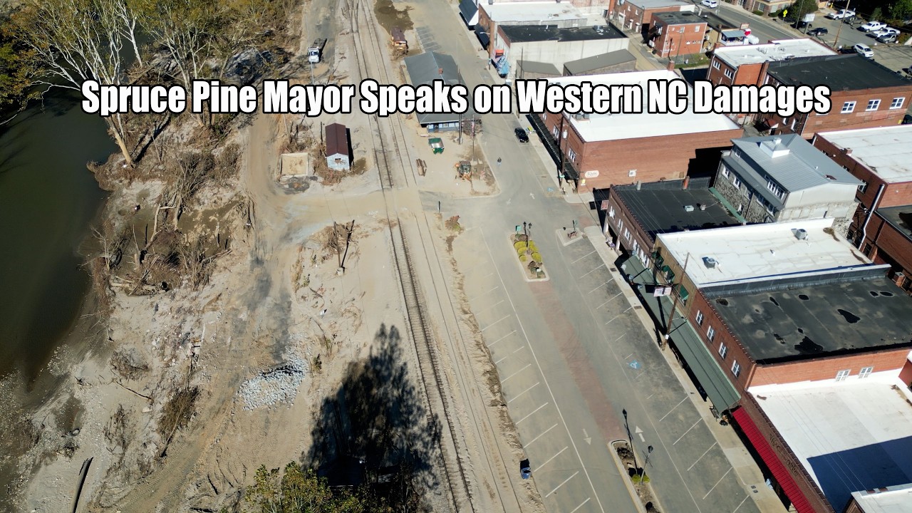 Mayor Speaks on Hurricane Helene Damages In Spruce Pine (Western NC)
