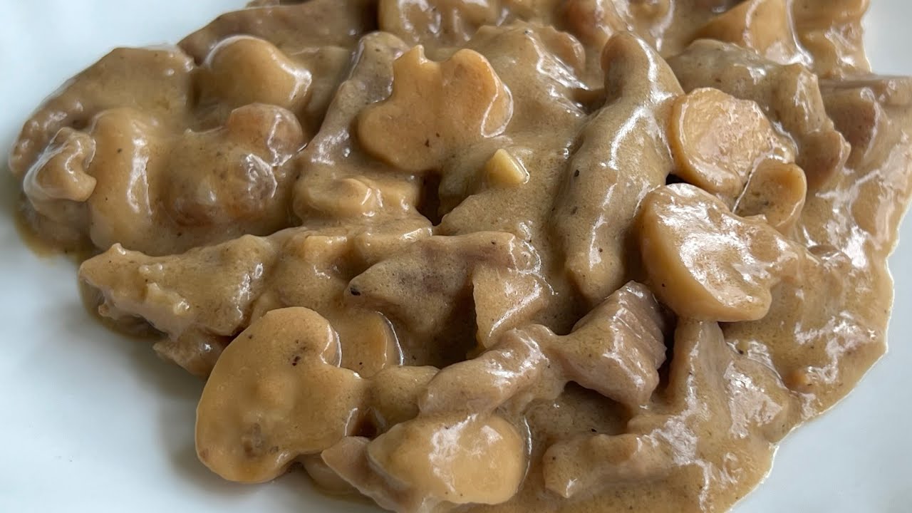 Creamy Beef Mushrooms