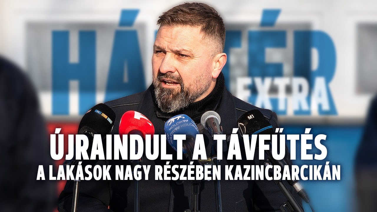 Újraindult a távfűtés a lakások nagy részében Kazincbarcikán