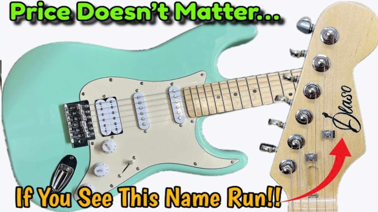 Dlaso Stratocaster Guitar Is #1 BS Of All The Crap Out There!