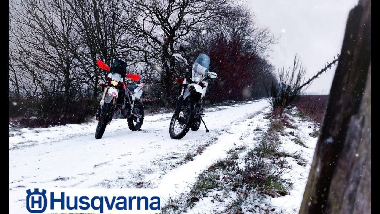 Huskies In The Snow | Husqvarna TE 510 and TE 450 Enduro Ride