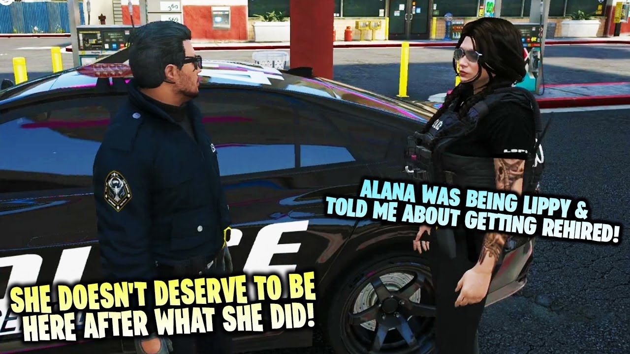 Brian Hears About Alana being Rehired Within The PD! | NoPixel RP | GTA RP