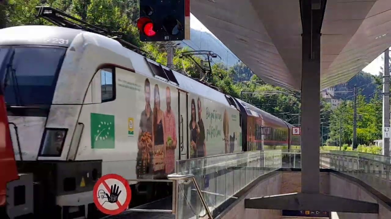 &Uuml;bermut tut jeden Gut: &Ouml;BB Railjetexpress 565/165 nach Wien Hbf/Budapest-Keleti mit Zwangsbremsung.