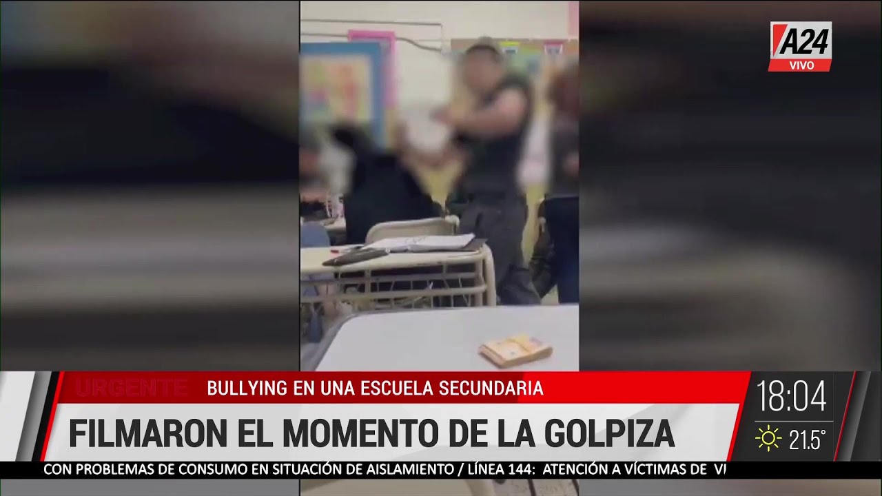 🚨ALUMNO BOXEADOR MOLIÓ A GOLPES A UN COMPAÑERO EN UN SECUNDARIO