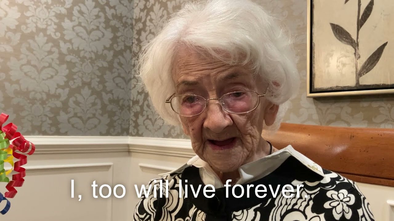 110 year-old Halie Forstner of Chattanooga on 