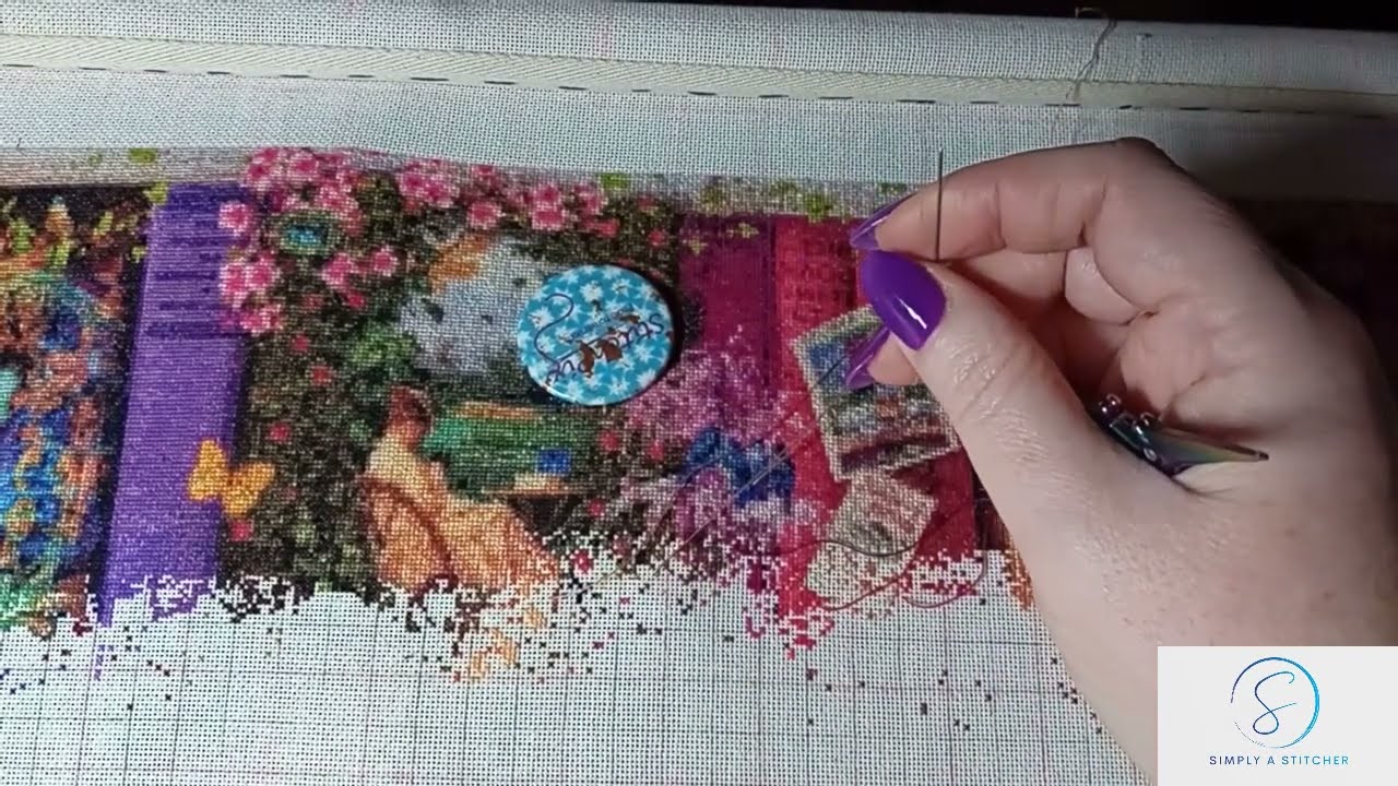 #flosstube #stitchwithme  #11/2024 #chat  #AimeeStewart #Astitchingshelf