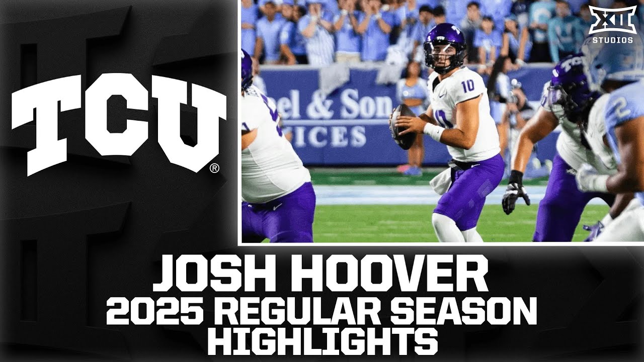 Josh Hoover Regular Season Highlights | 2025 Big 12 Football