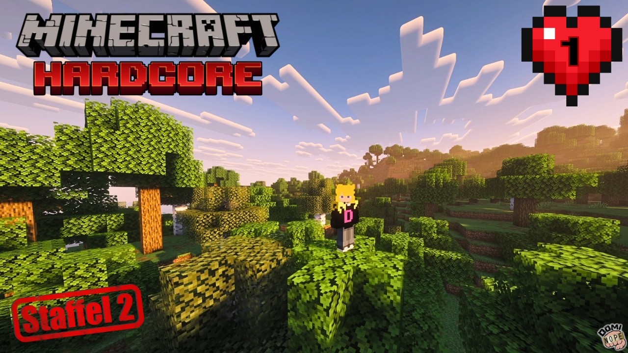 Mein zweites Mal 🟫⛏️ [HC▪︎S02F001] Minecraft Hardcore | Live Let’s Play