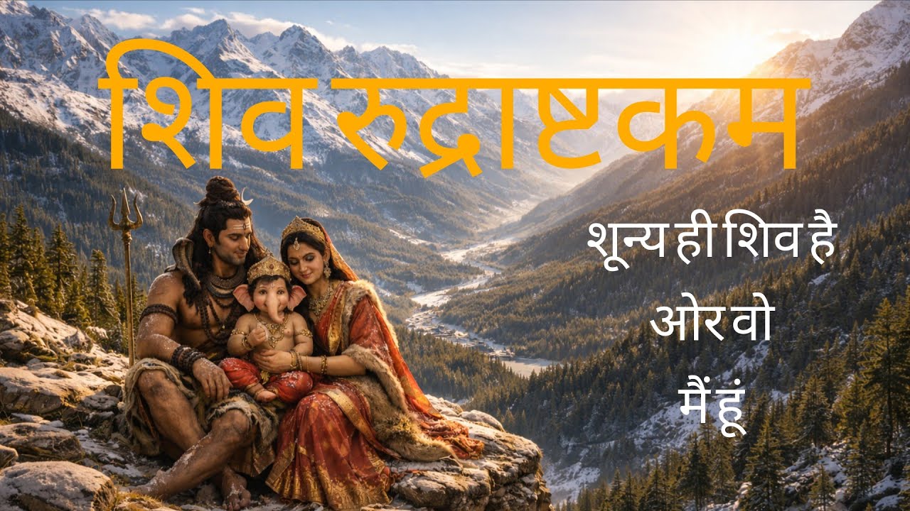 Shri Shiva Rudrashtakam । श्री शिव रुद्राष्टकम । Maha Shivaratri । Aatam Jhankar
