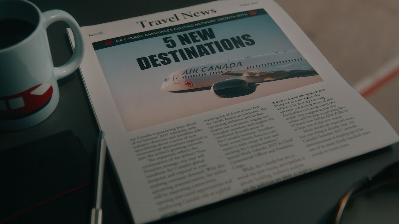 Air Canada: Can You Guess Where We&rsquo;re Headed?