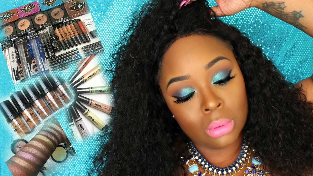 FULL FACE USING ALL NEW L.A.GIRL COSMETICS! PLUS SWATCHES